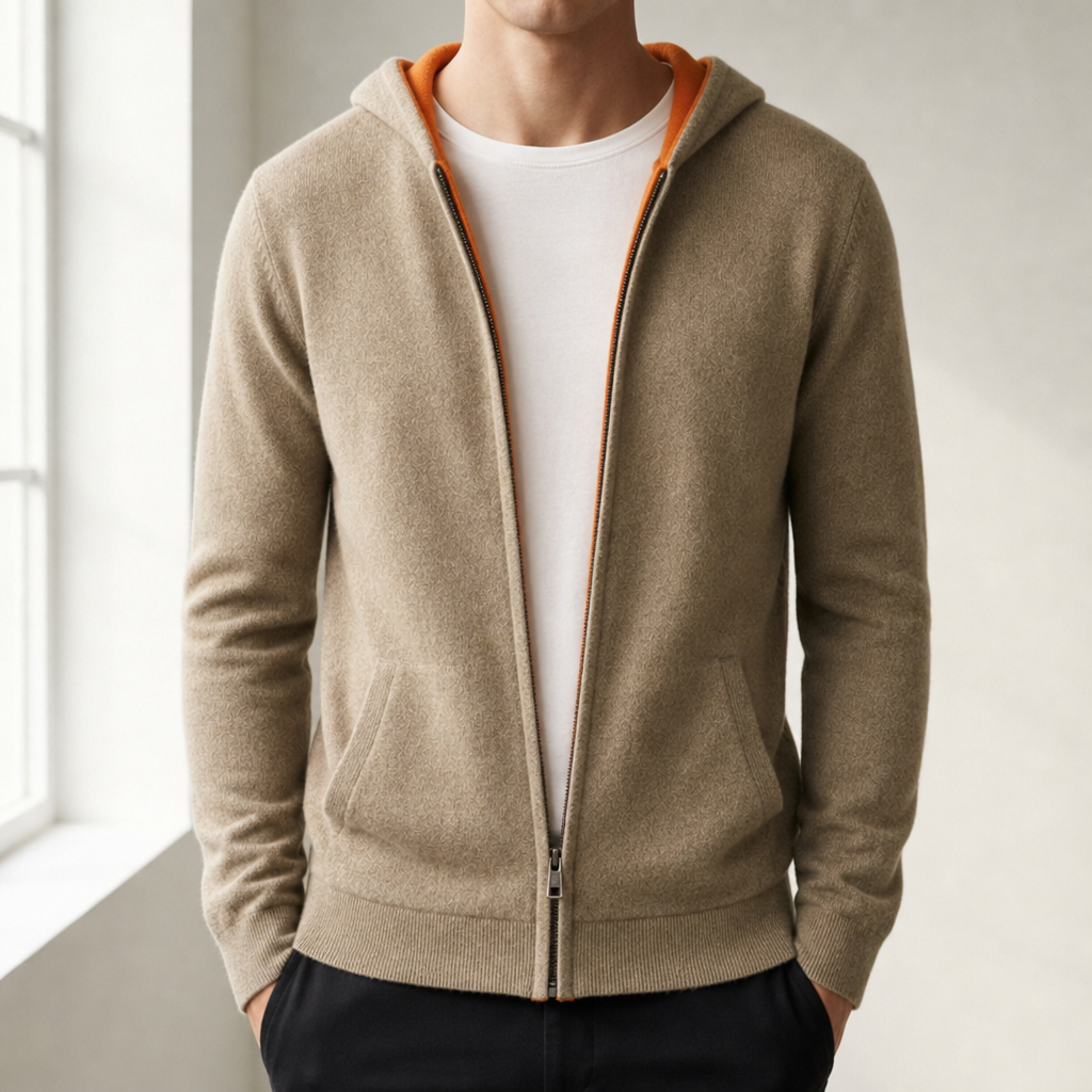 Emerson | Reversible Cashmere Hoodie