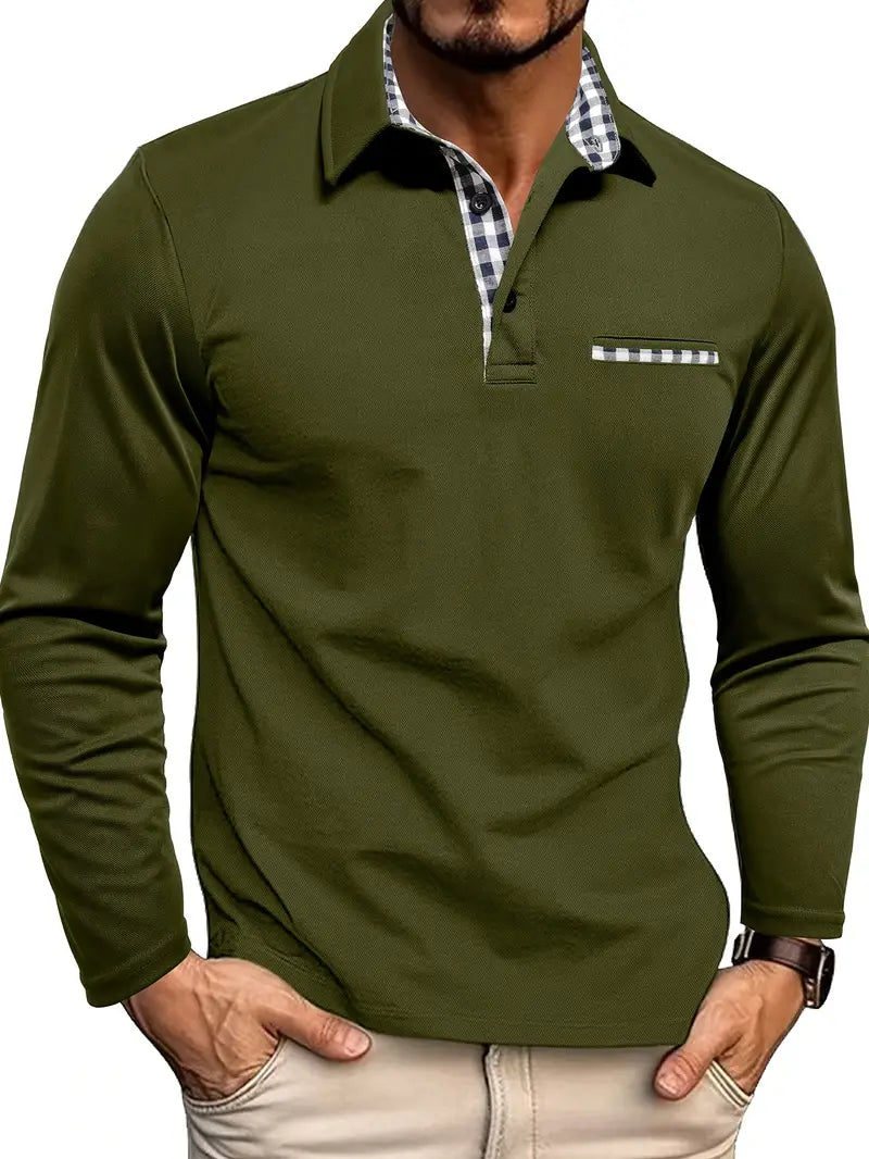 Marcus Faye | Long Sleeve Winter Polo Shirt