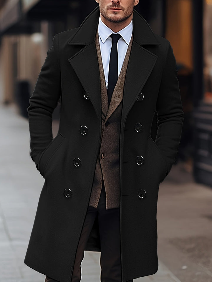 Winston | Double-Breasted Tailored Overcoat