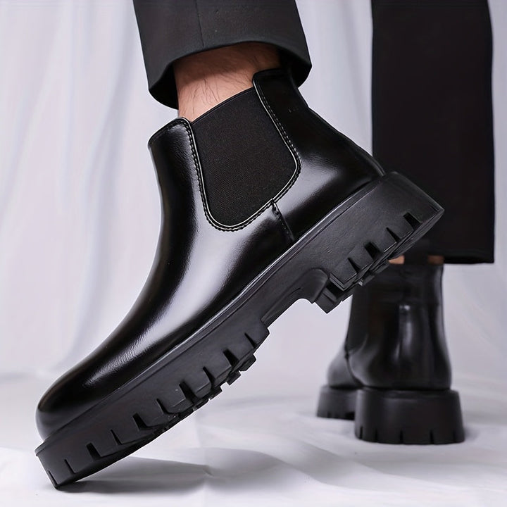 Harper | Rugged-Sole Chelsea Ankle Boots