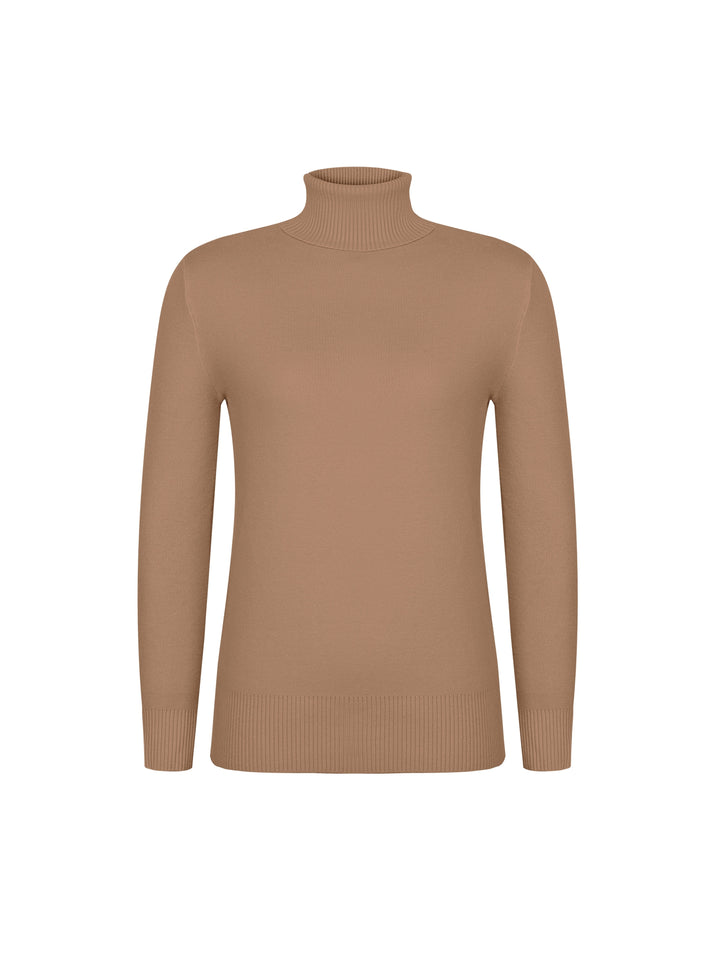 Selena | Ribbed Turtleneck Sweater