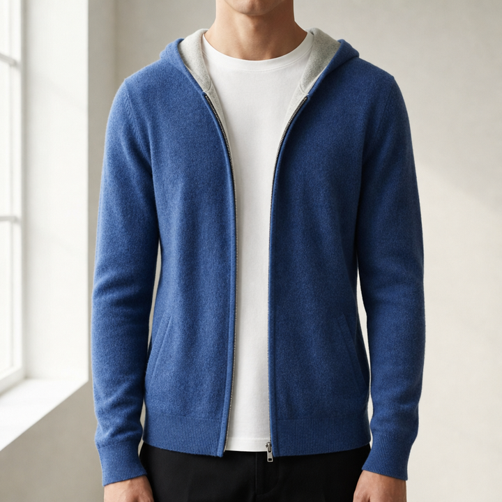Emerson | Reversible Cashmere Hoodie