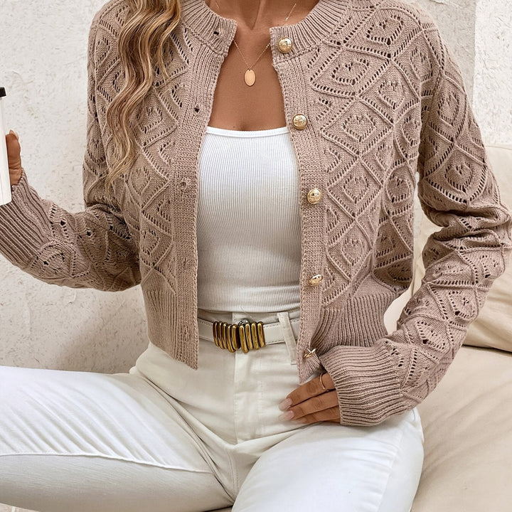 Taylor | Textured Button-Front Cardigan Sweater
