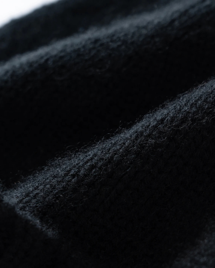 Winston | 100% Cashmere Rib-Knit Beanie