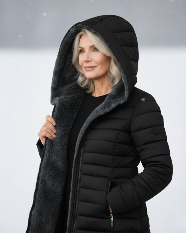 Ava | Insulated Puffer Coat with A-Line Fit