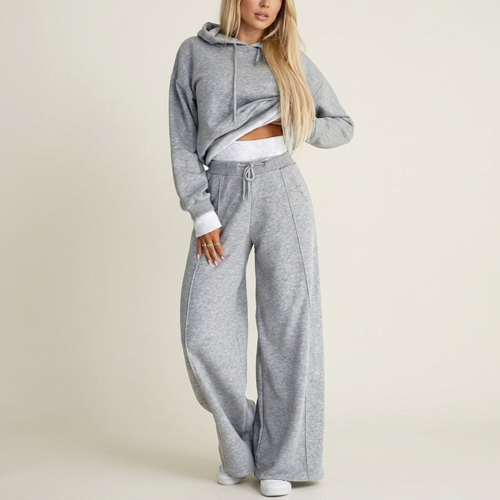 Adalyn | Hoodie and Wide-Leg Pants Set