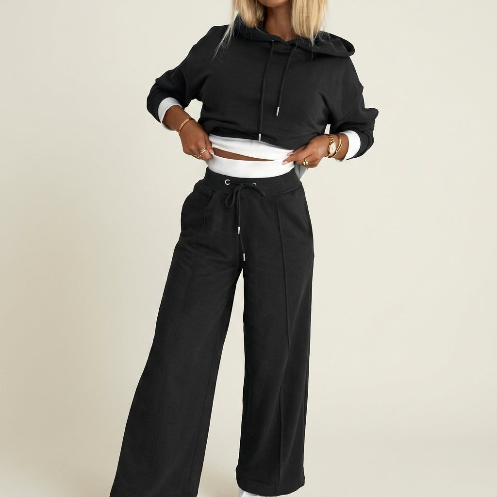 Adalyn | Hoodie and Wide-Leg Pants Set