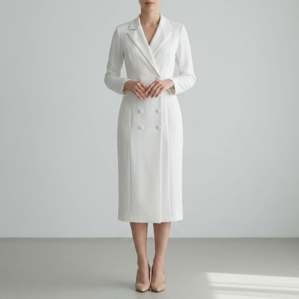 Odette | Tailored Blazer Midi Dress