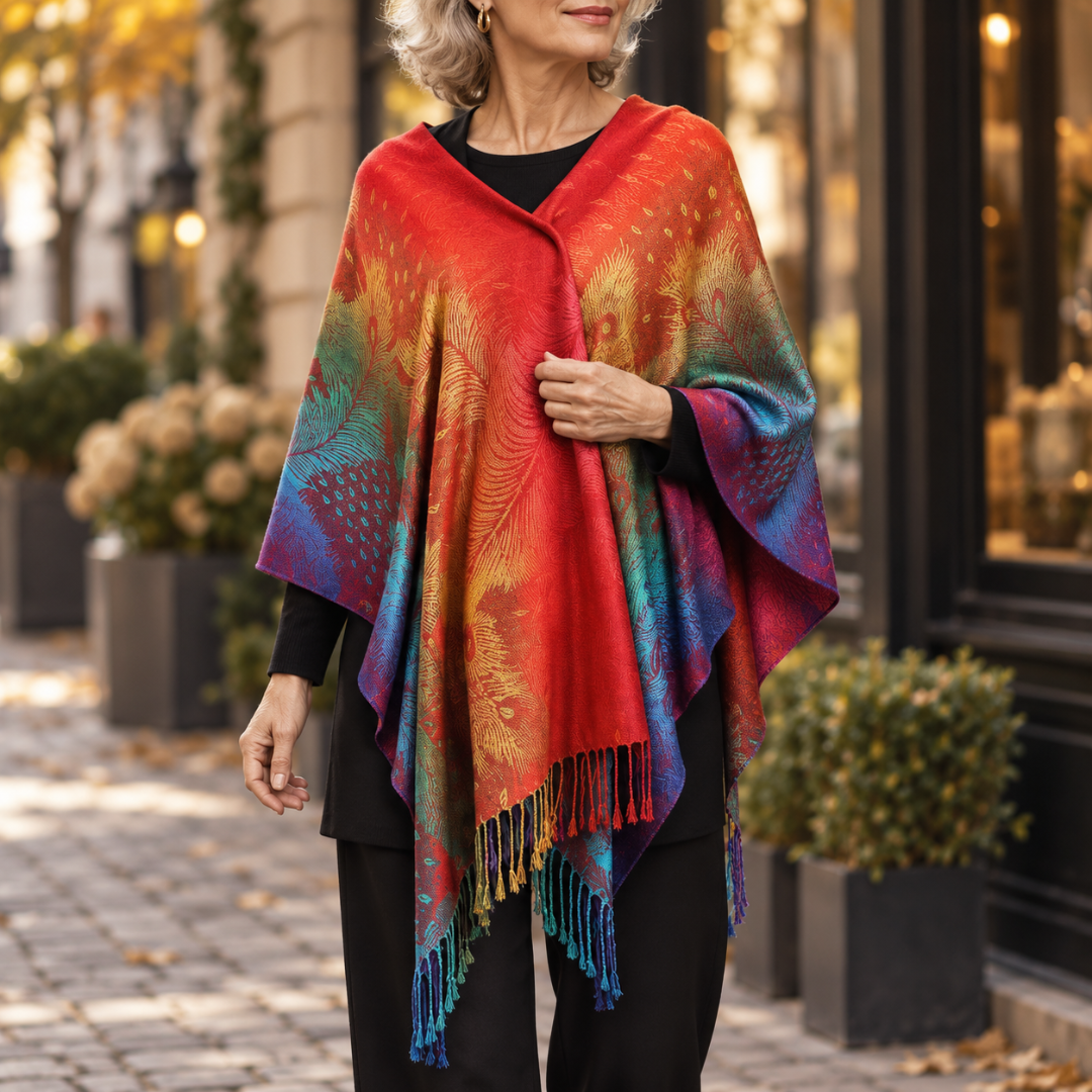 Isabella Rae | Soft-Touch Gradient Fringe Scarf