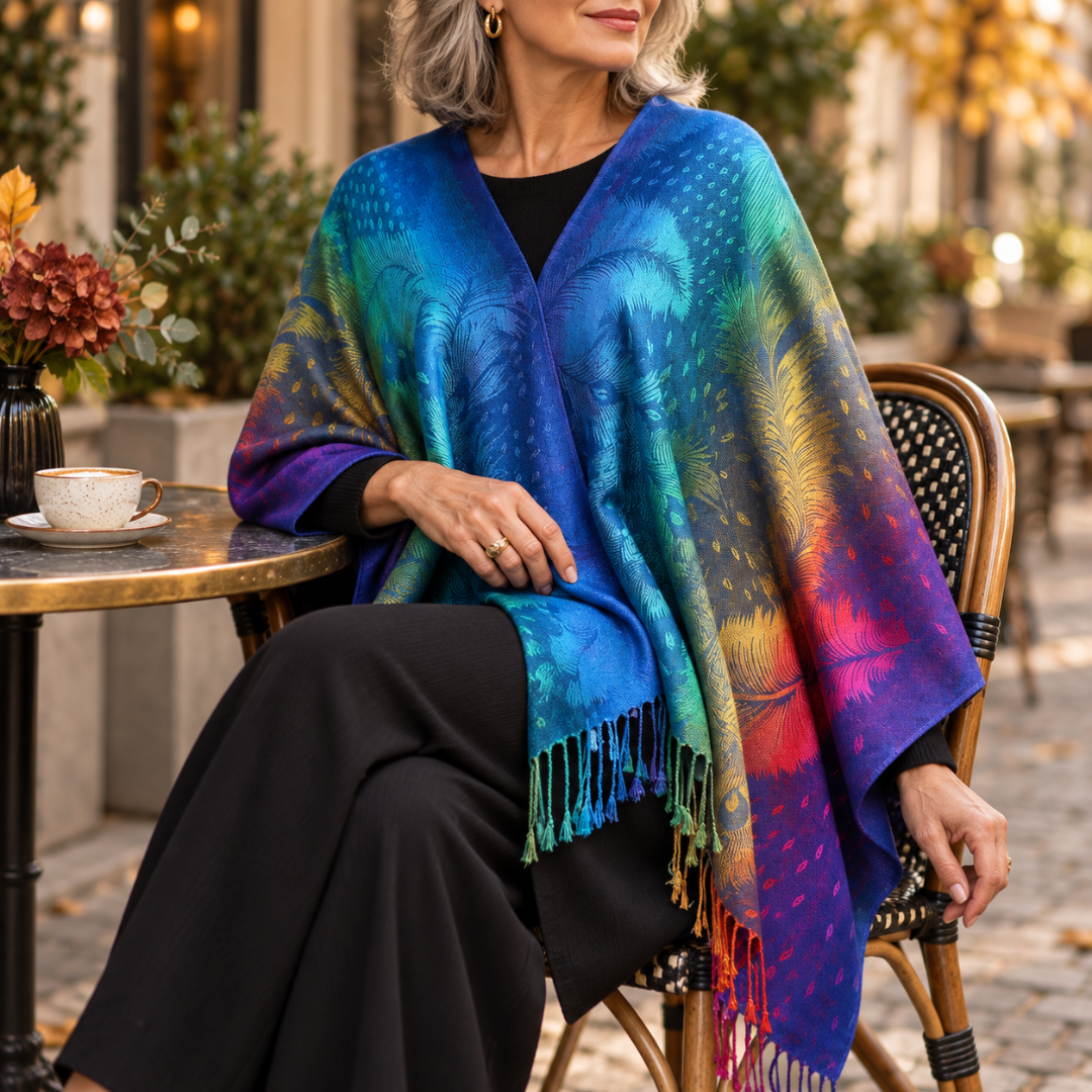 Isabella Rae | Soft-Touch Gradient Fringe Scarf