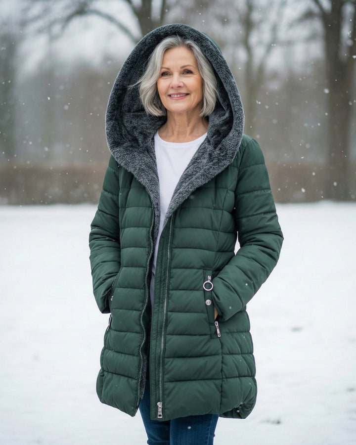 Ava | Insulated Puffer Coat with A-Line Fit