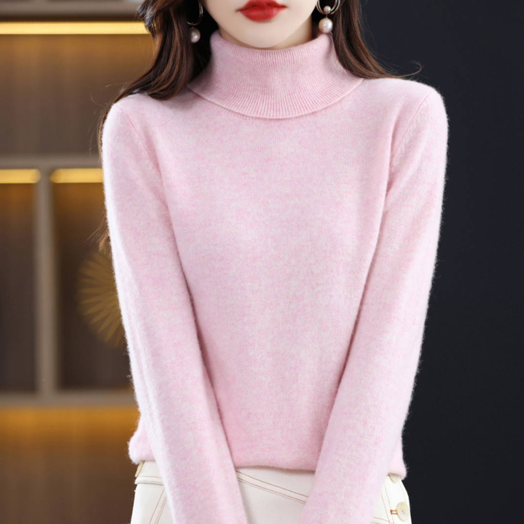Marisol | Black Cashmere Turtleneck