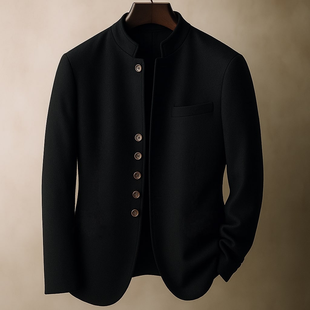 Julian Wren | Wool Stand-Collar Jacket