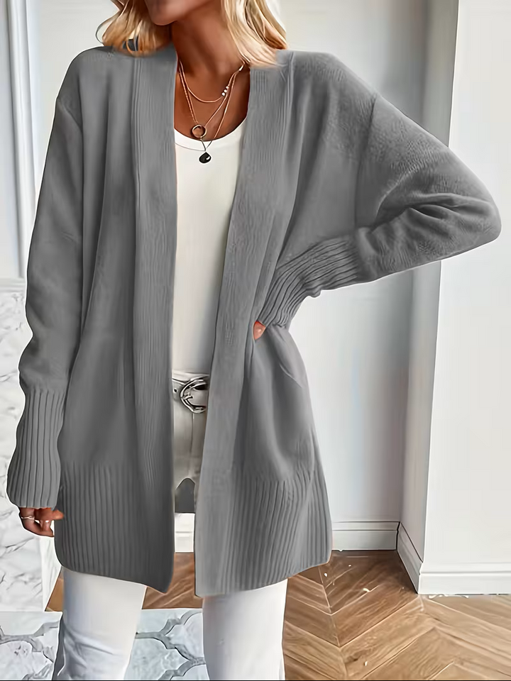 Brooke | Relaxed Open-Front Cardigan Sweater