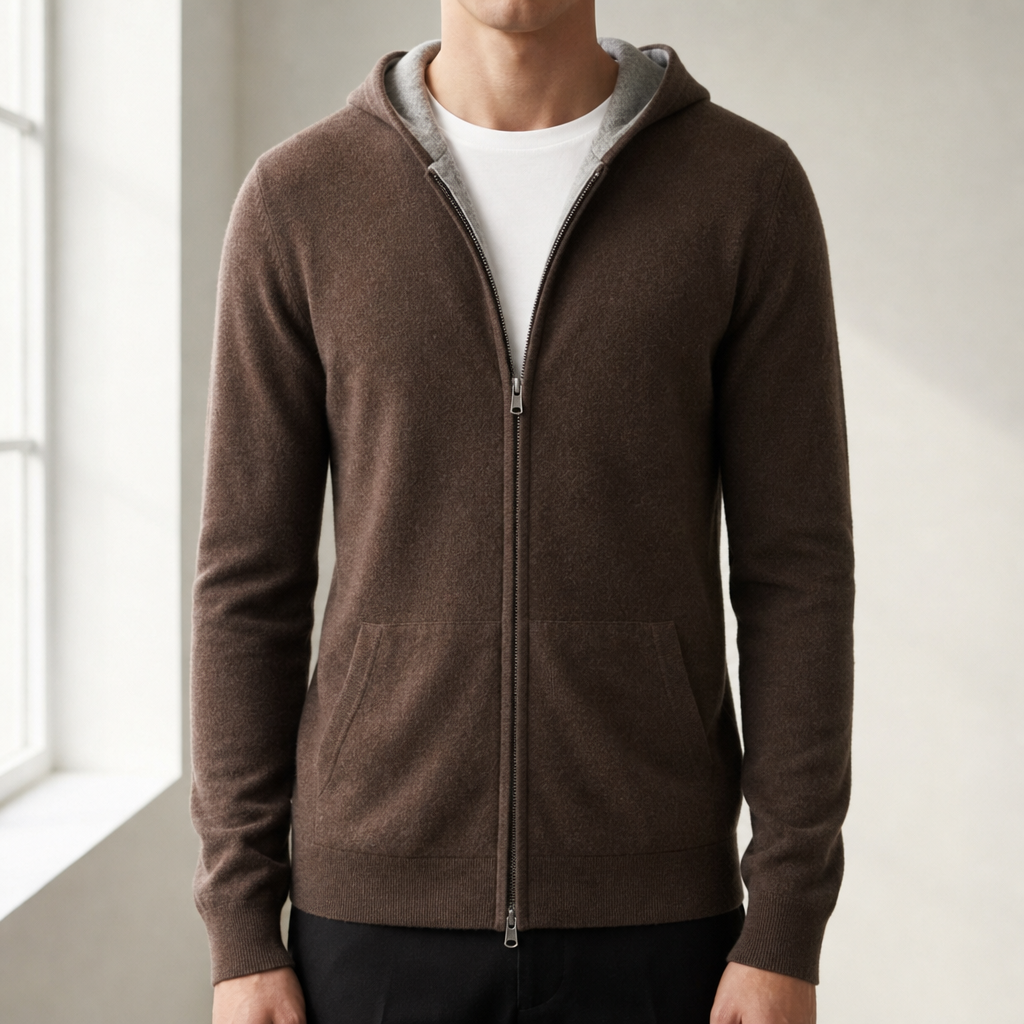 Emerson | Reversible Cashmere Hoodie