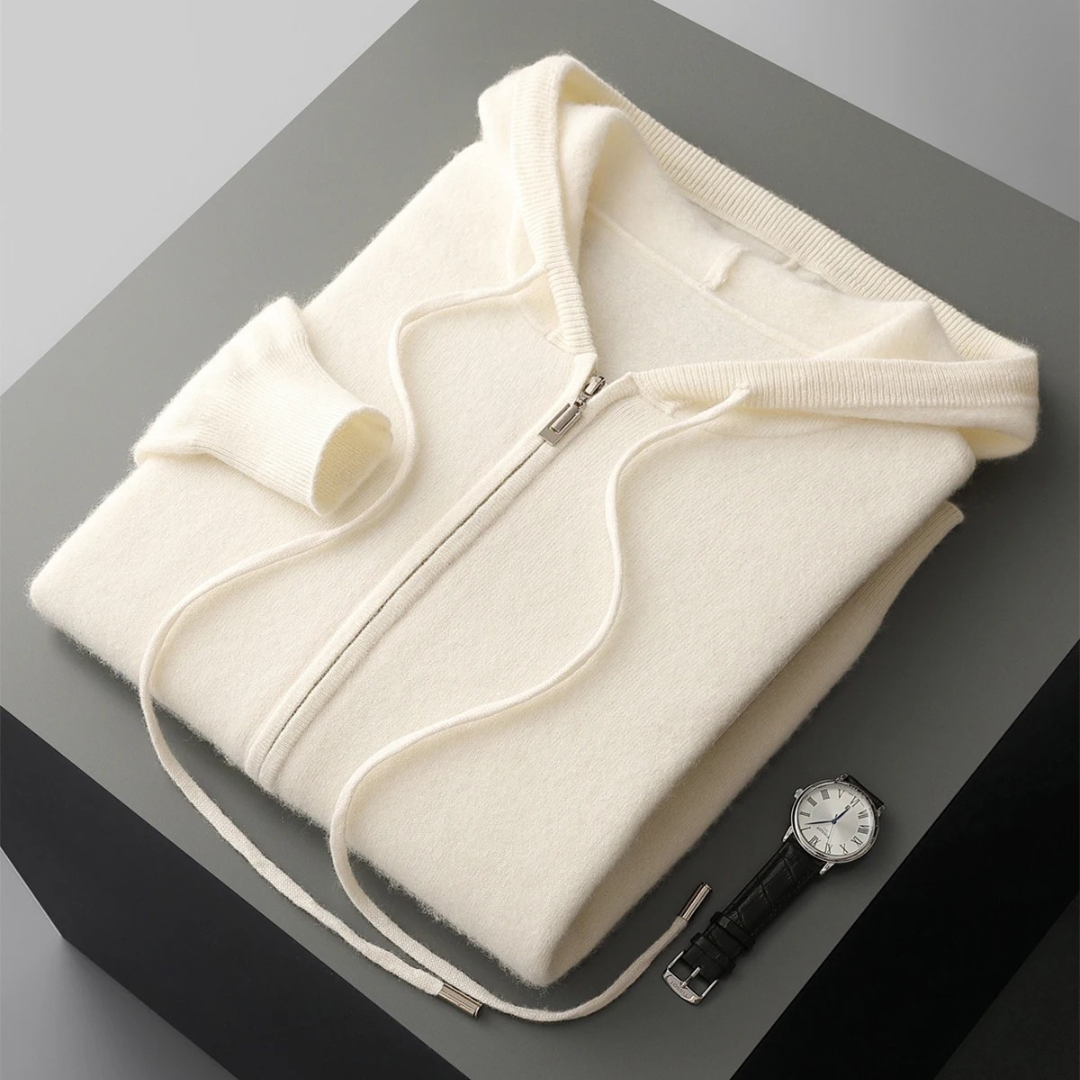 Everett | Cashmere Zip Hoodie
