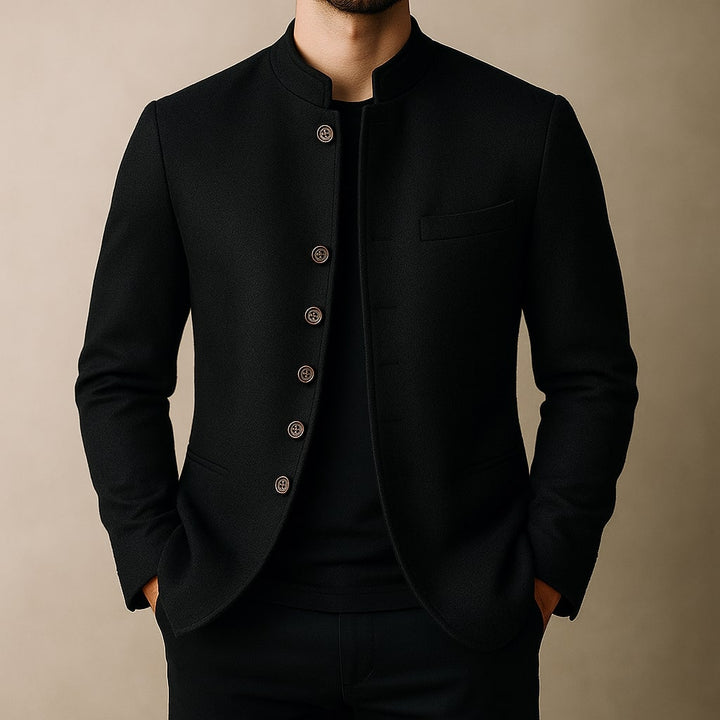 Julian Wren | Wool Stand-Collar Jacket