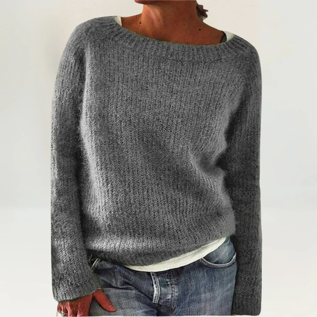 Suzy | Chunky Knit Crewneck Sweater