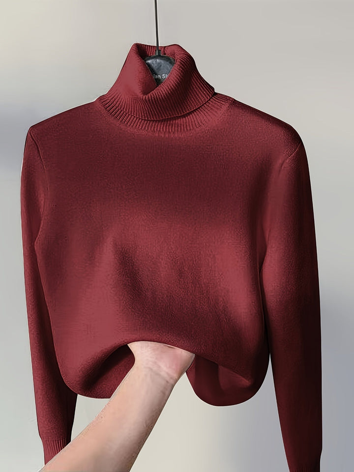 Selena | Ribbed Turtleneck Sweater