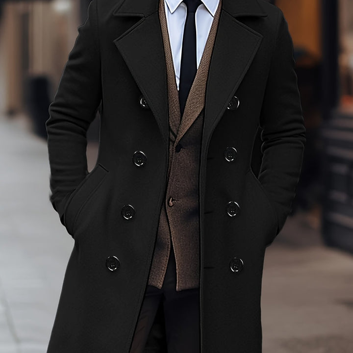 Winston | Double-Breasted Tailored Overcoat