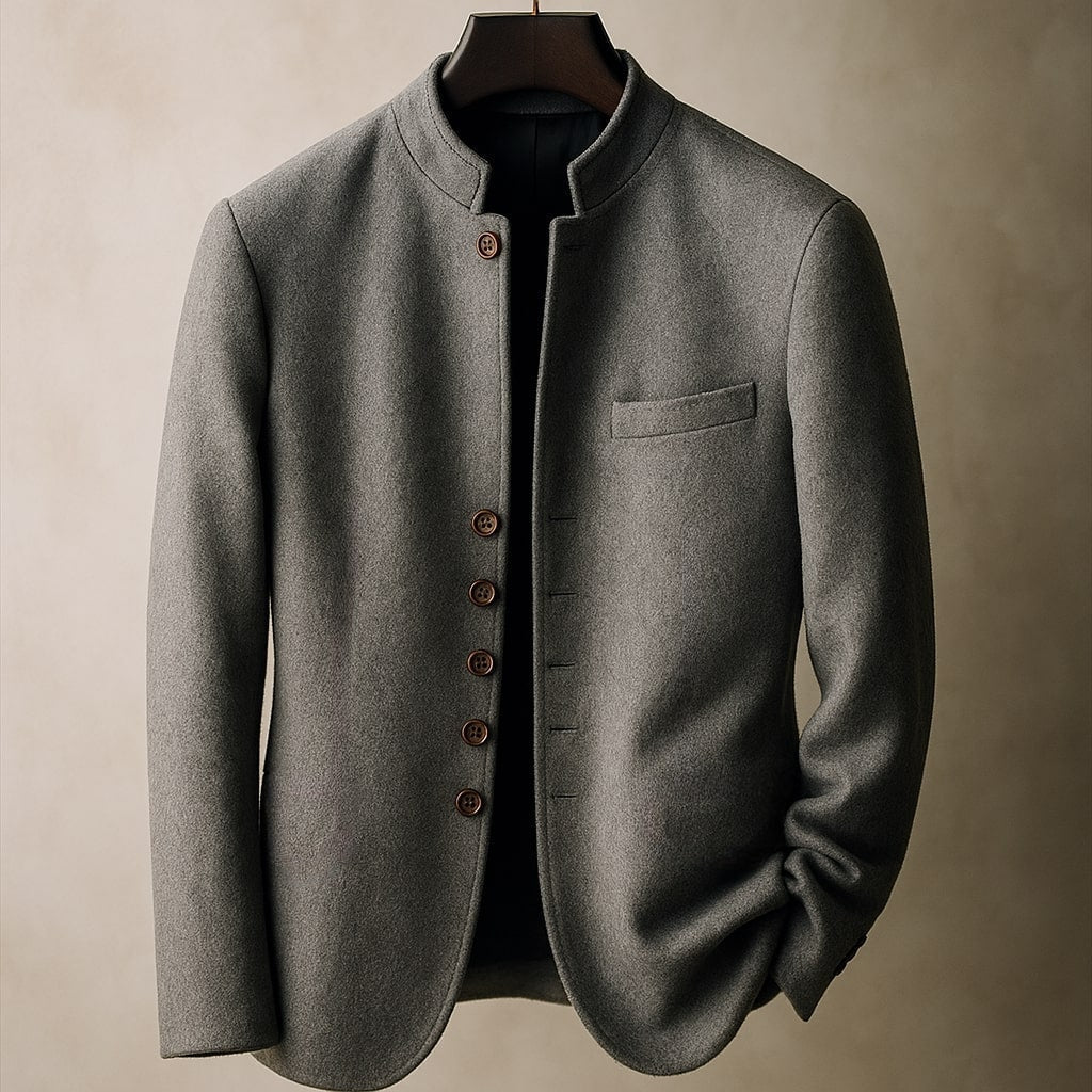 Julian Wren | Wool Stand-Collar Jacket