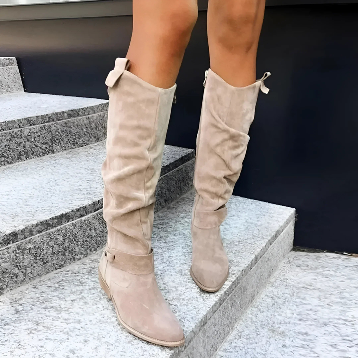 Odalys | Suede Knee Boots