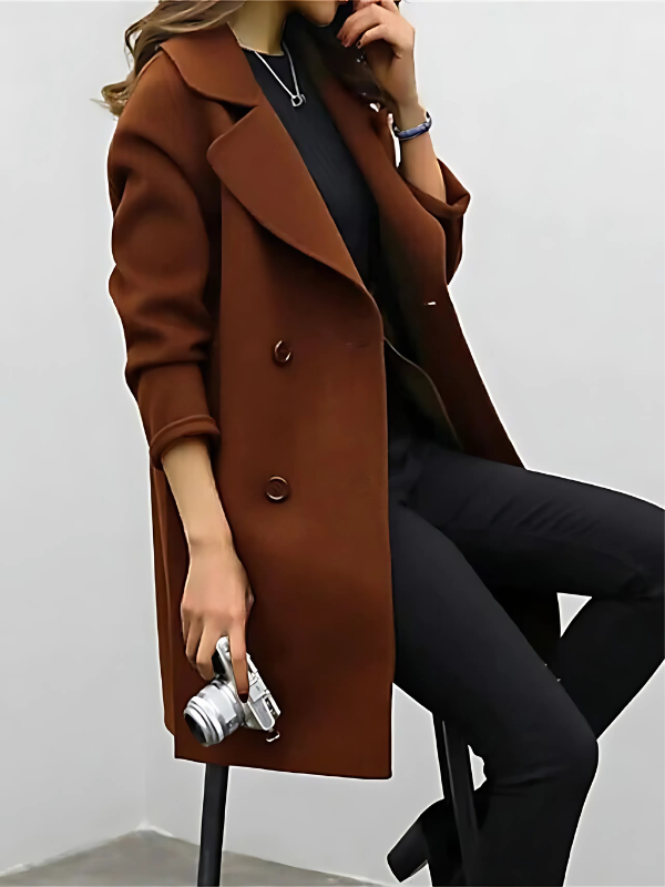 Josslyn | Double Breasted Coat for Women
