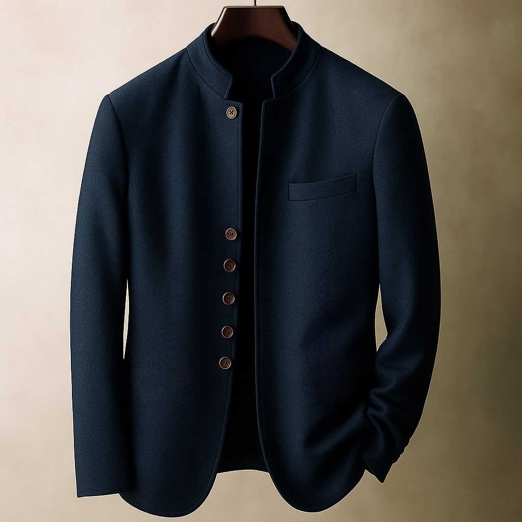 Julian Wren | Wool Stand-Collar Jacket