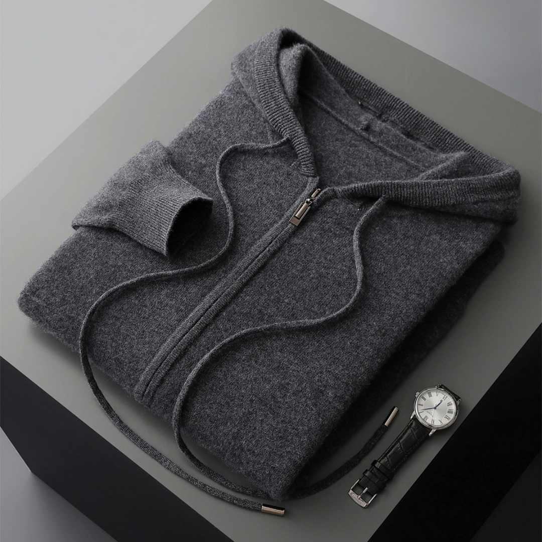 Everett | Cashmere Zip Hoodie