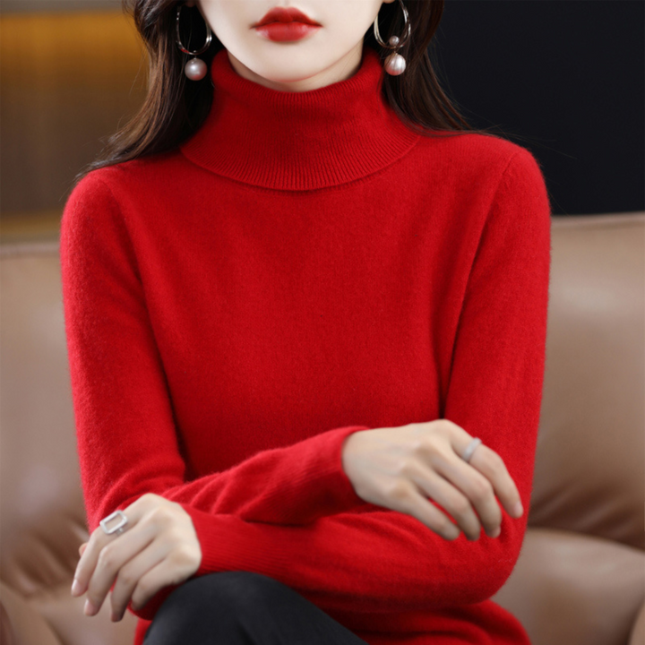 Marisol | Black Cashmere Turtleneck