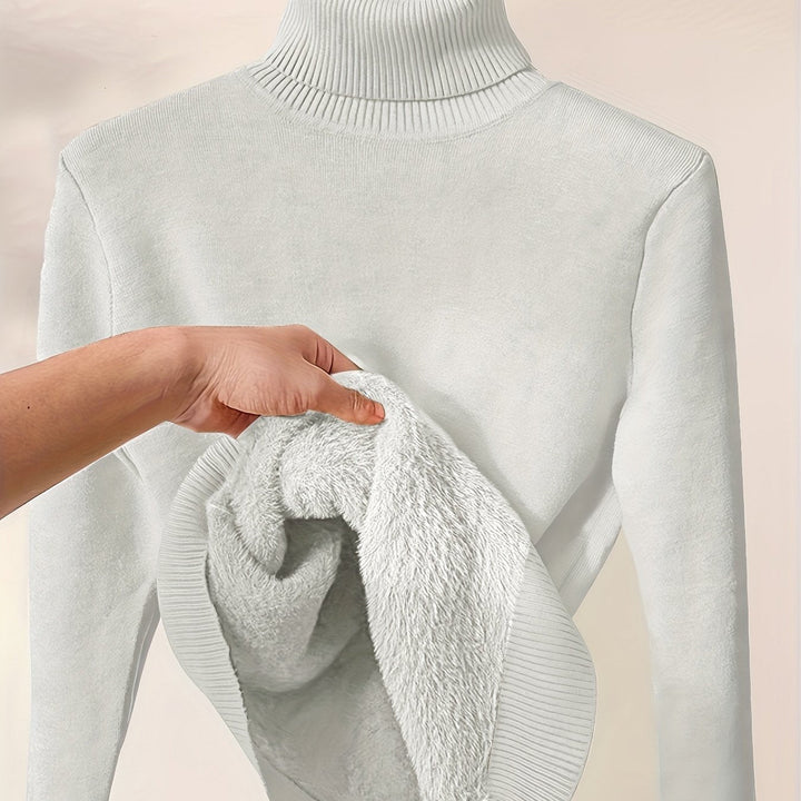 Selena | Ribbed Turtleneck Sweater