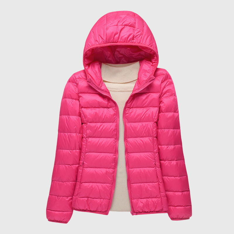 Ella | Short Puffer Jacket, Ultra-Light Quilted