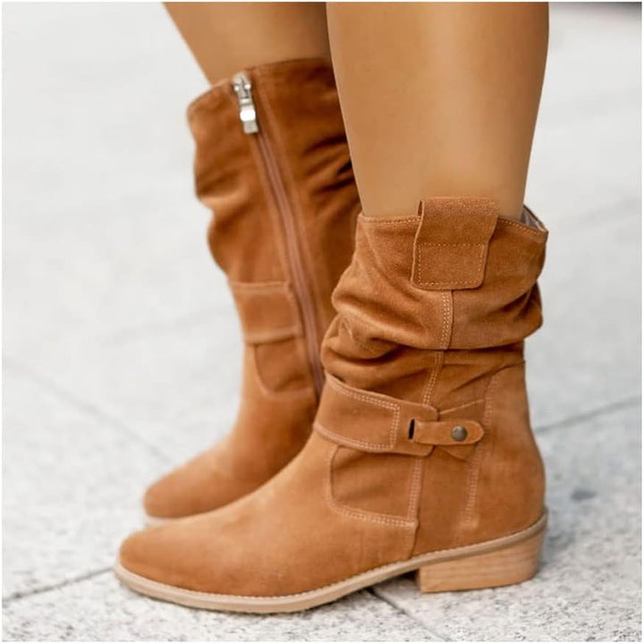 Odalys | Suede Knee Boots