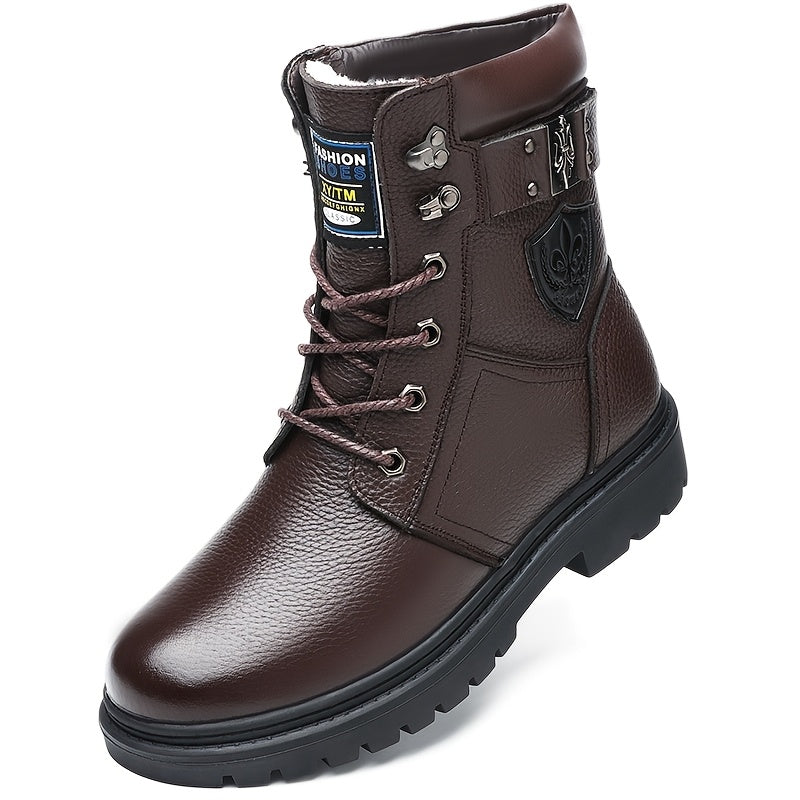 Peyton | Rugged Cold-Weather Black Boots