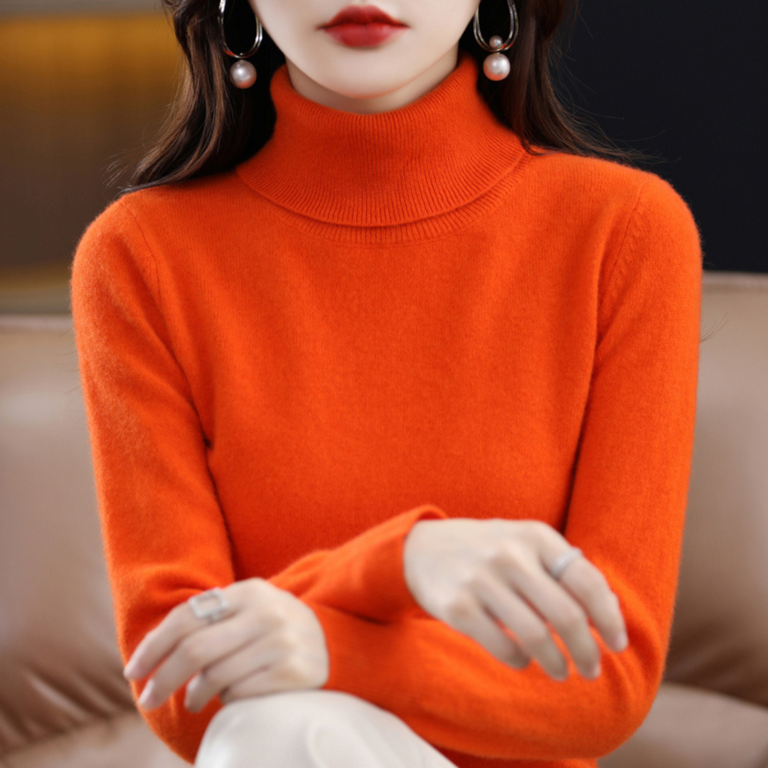 Marisol | Black Cashmere Turtleneck