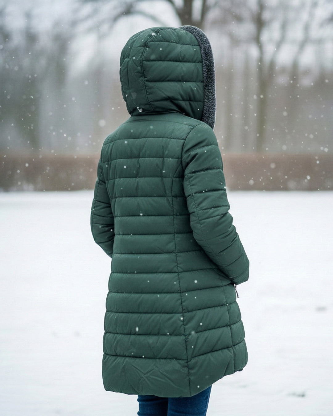 Ava | Insulated Puffer Coat with A-Line Fit