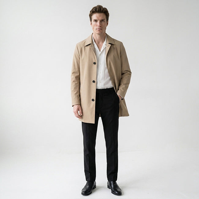 Theo | Mid-Length Trench Coat
