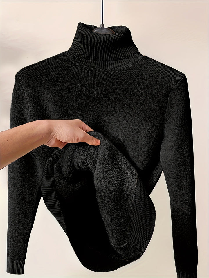 Selena | Ribbed Turtleneck Sweater