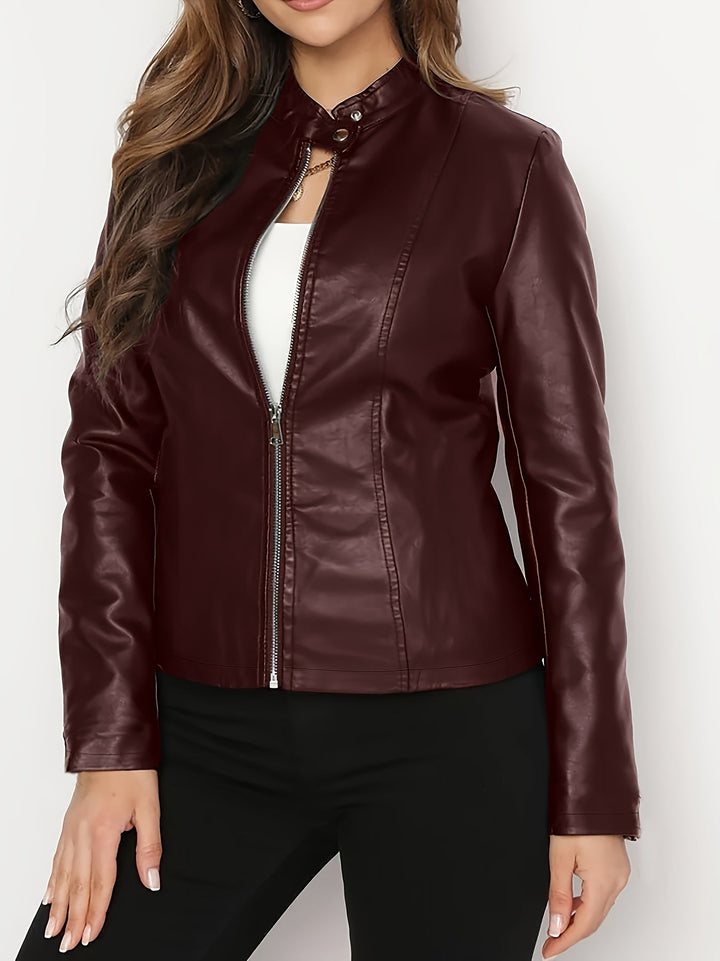 Everleigh | Zip-Front Biker Jacket