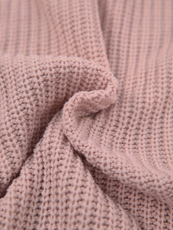 Sabine | Ribbed Half-Turtleneck Sweater Dress