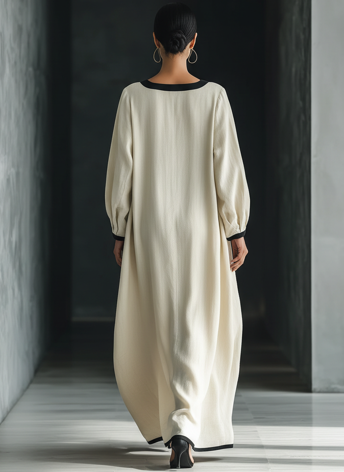 Seraphine Odette | Square Neck Maxi Dress with Oversized Pockets