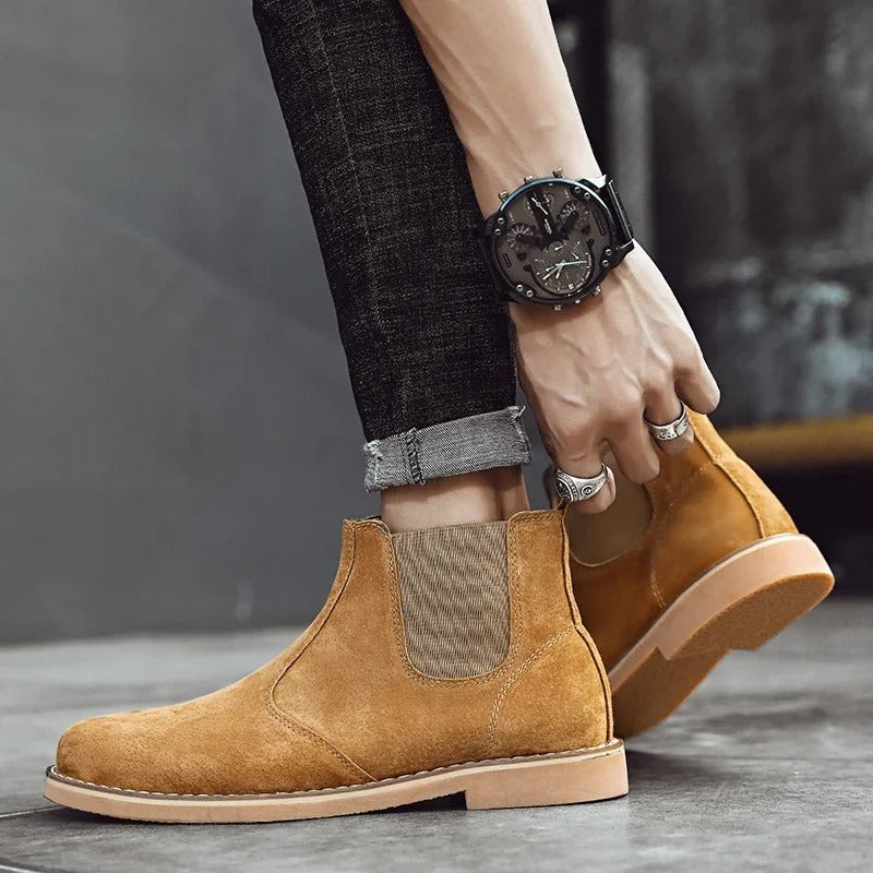 Ezra | Leather Chelsea Boots
