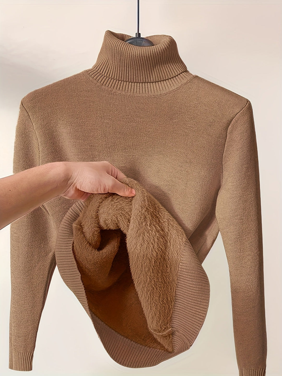 Selena | Ribbed Turtleneck Sweater