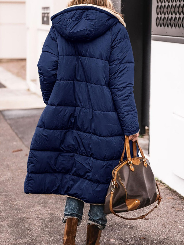 Avery | Reversible Longline Puffer Coat