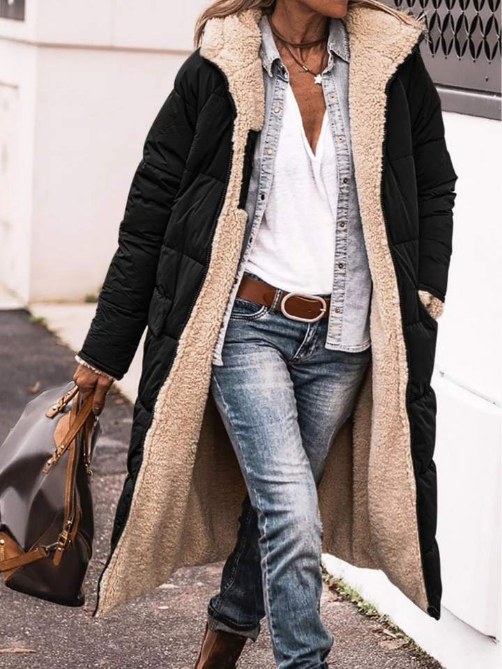 Avery | Reversible Longline Puffer Coat