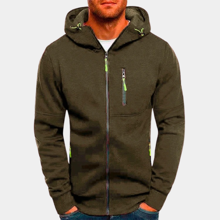 Marcus Wren | Casual Zip-Up Hoodie