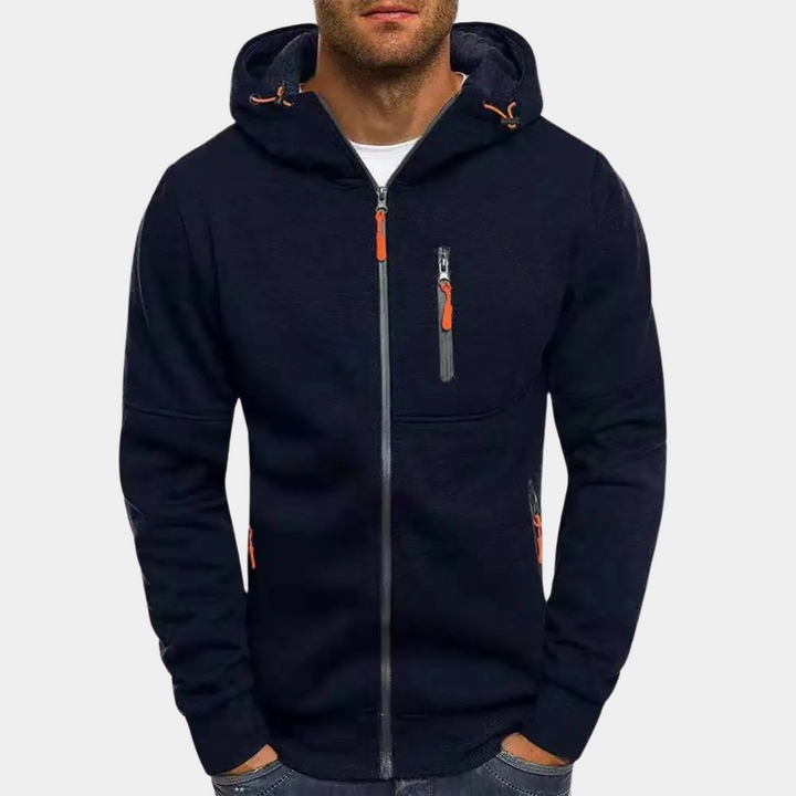 Marcus Wren | Casual Zip-Up Hoodie
