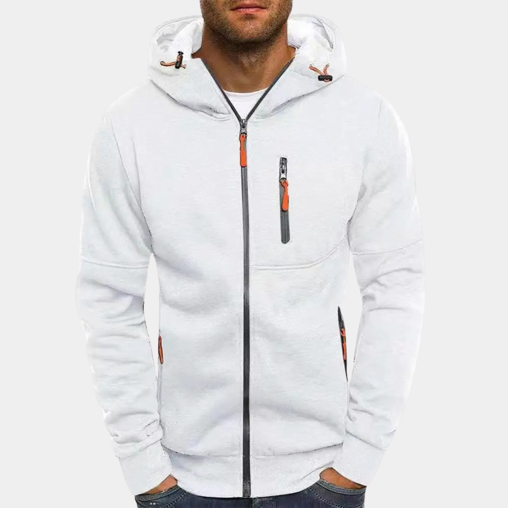 Marcus Wren | Casual Zip-Up Hoodie
