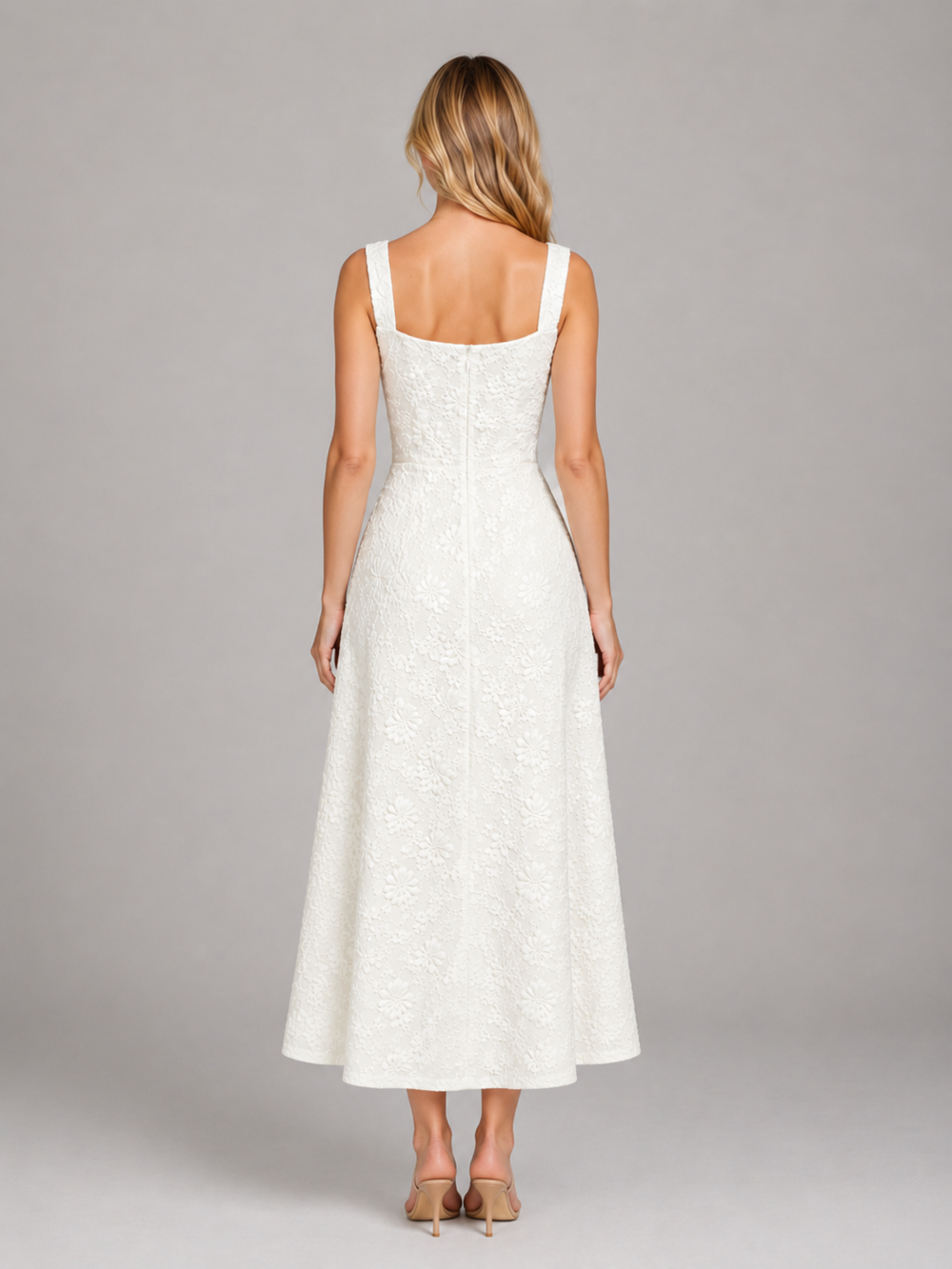 Isolde Rae | Jacquard A-Line Midi Dress
