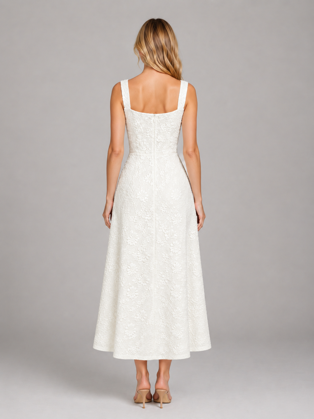 Isolde Rae | Jacquard A-Line Midi Dress